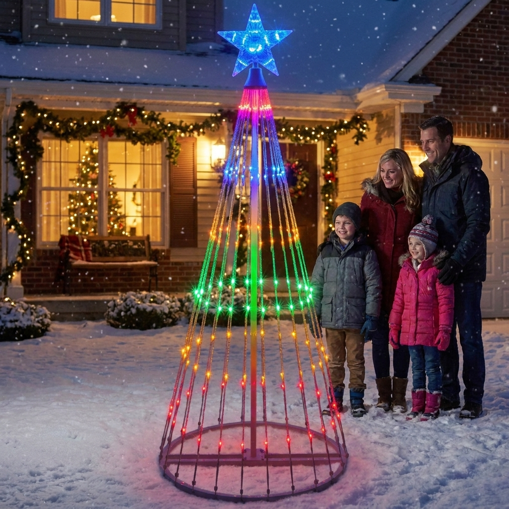 Animated Christmas Tree Lightshow lifestyle