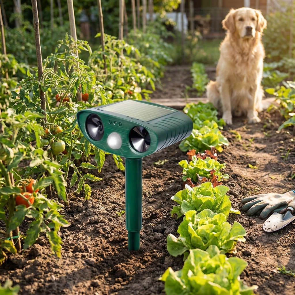 Solar Animal Repeller lifestyle