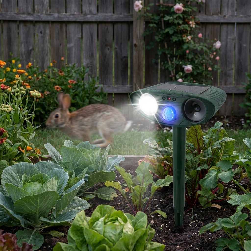 Solar Ultrasonic Animal Repellent lifestyle