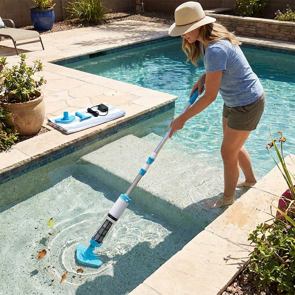 Cordless Pool Vacuum lifestyle