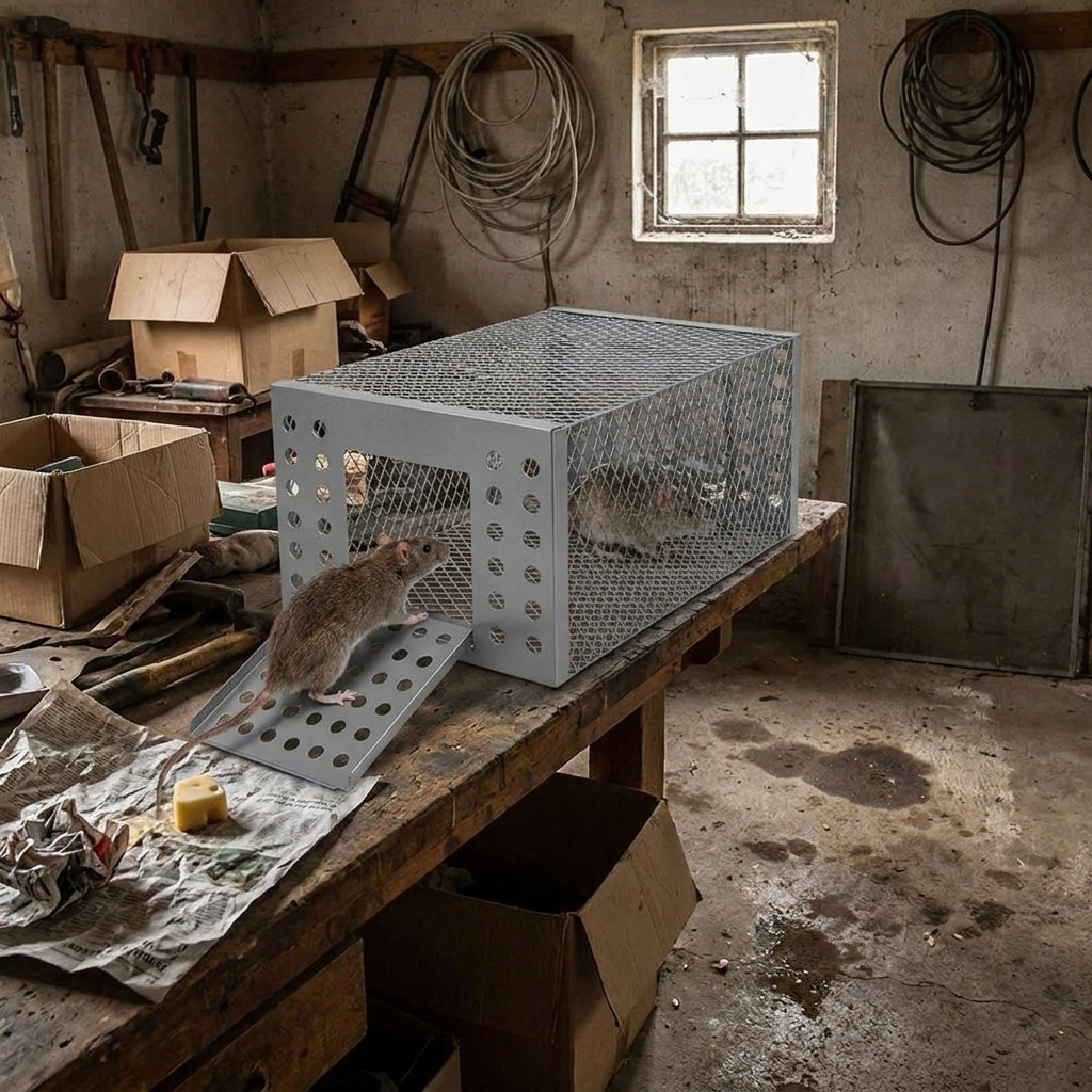 Reusable Mouse Trap Cage lifestyle