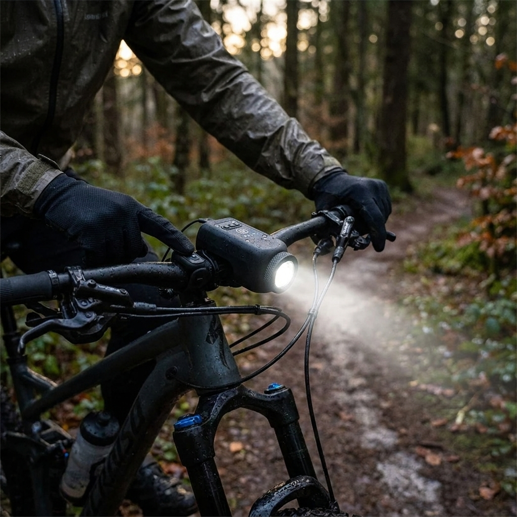 Electric Bike Horn Light lifestyle