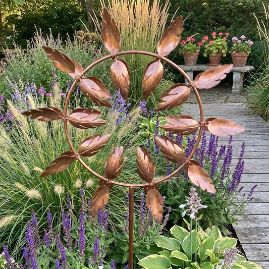 Kinetic Metal Wind Spinner lifestyle