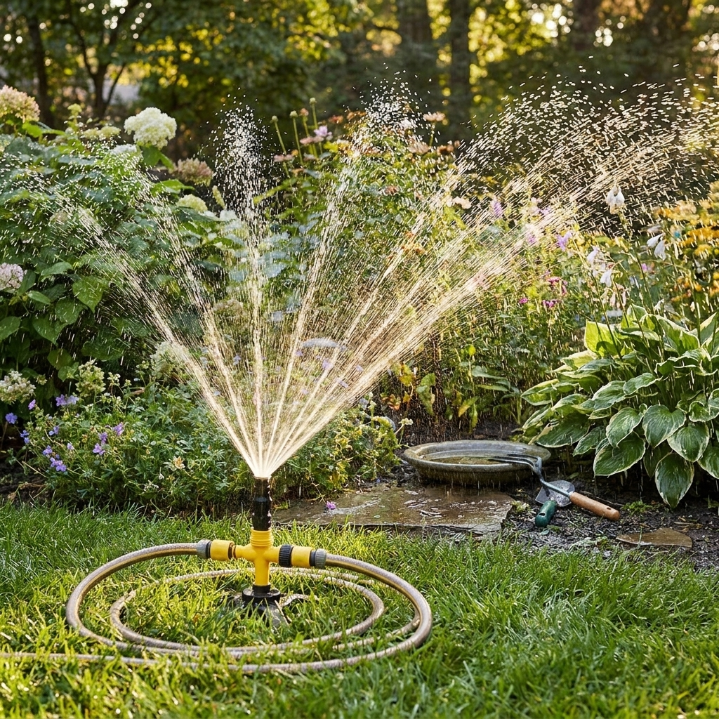 360 degree Garden Sprinklers lifestyle