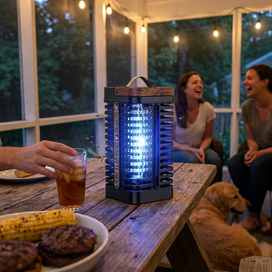 Outdoor Fly Bug Zapper lifestyle