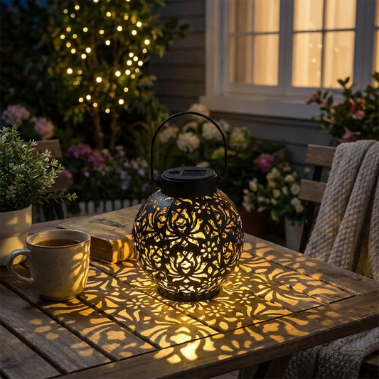 Weatherproof LED Solar Pendant Light For The Garden lifestyle
