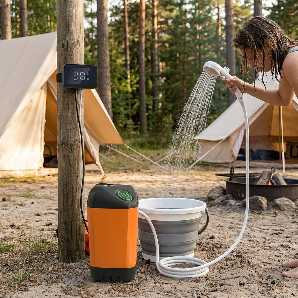 Portable Camping Shower lifestyle