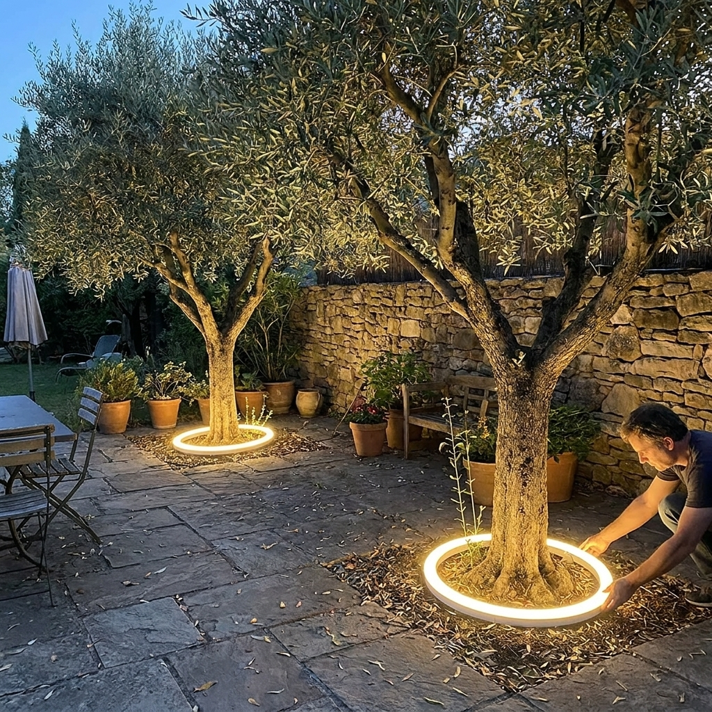 LED Tree Spotlight lifestyle