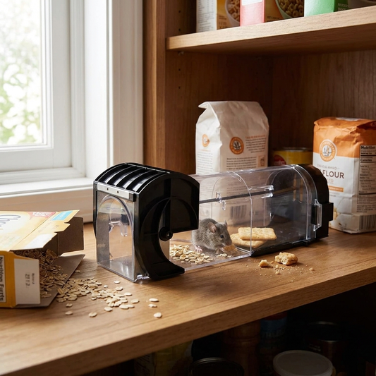 Self-Locking Reusable Humane Mouse Trap lifestyle