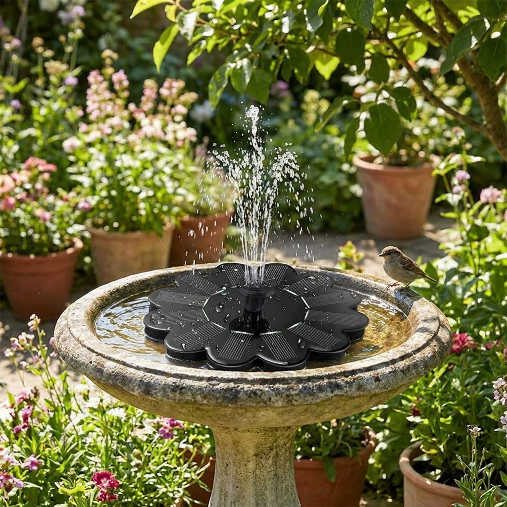 Flower-Shaped Water Fountain lifestyle