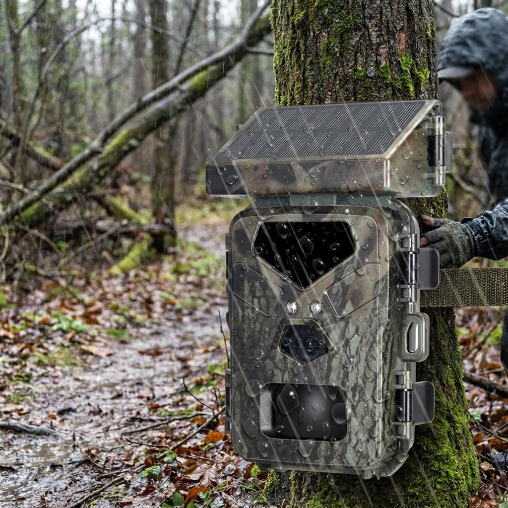 Compact Solar Powered Trail Camera lifestyle