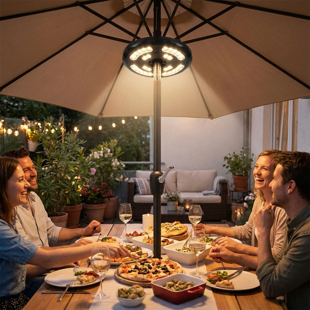 Innovative Lighting for Parasols lifestyle