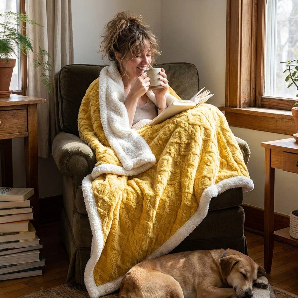 Fleece Blanket lifestyle