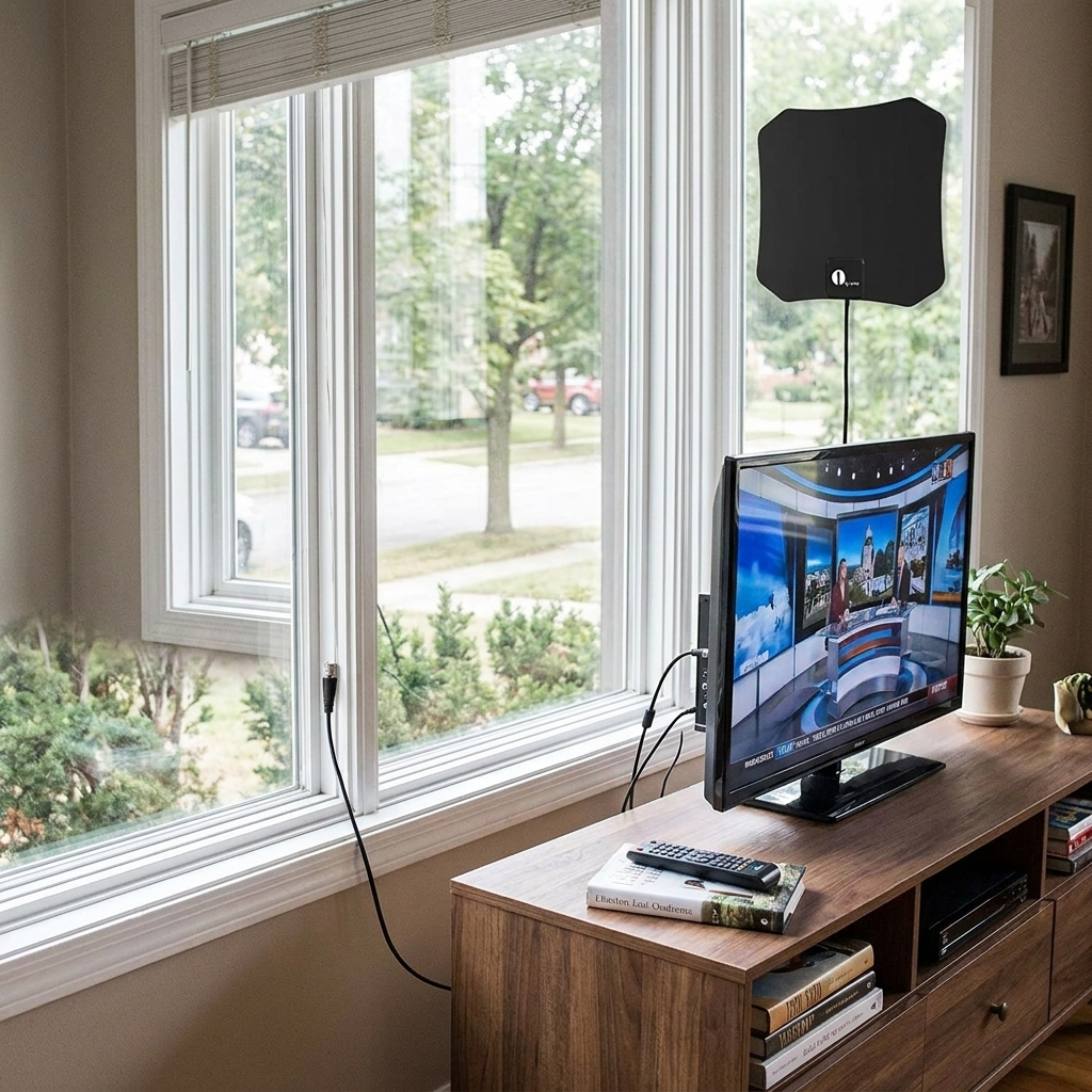 Indoor HDTV Satellite Antenna lifestyle