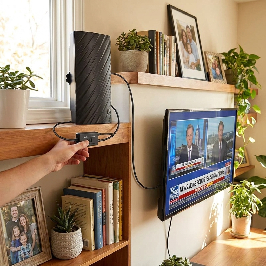 Long Range Indoor HDTV 4K Digital Antenna lifestyle