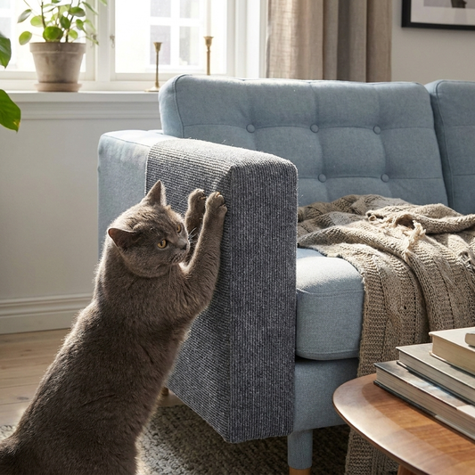 Cat Scratch Couch Guard Protector Carpet Mat lifestyle