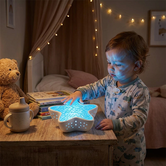 Starfish Ocean Wave Night Light Projector lifestyle