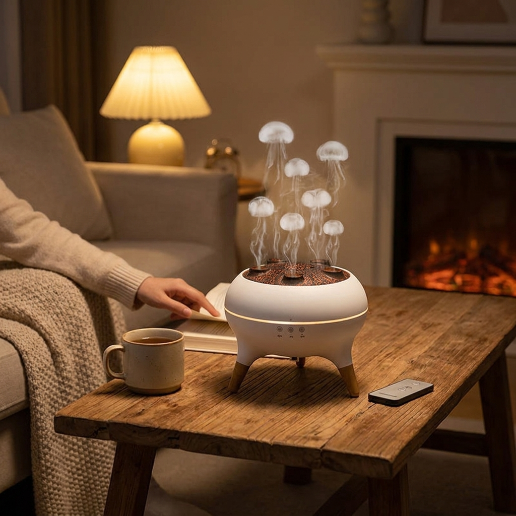 Dynamic Jellyfish Flame Aroma Diffuser lifestyle