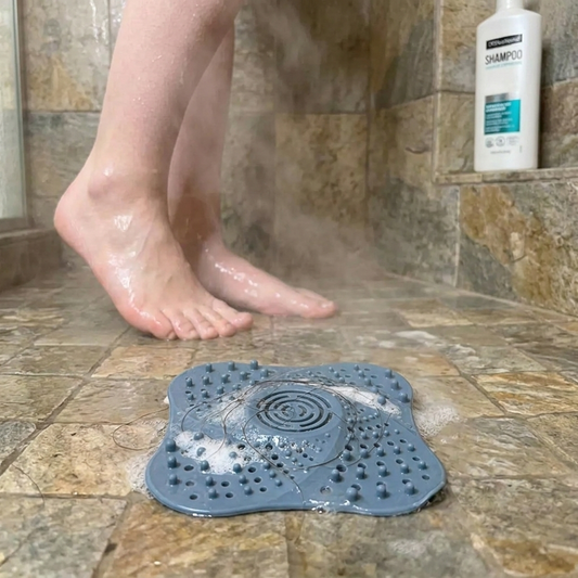 Anti Blocking Spiral Shower Drain Hair Catcher lifestyle