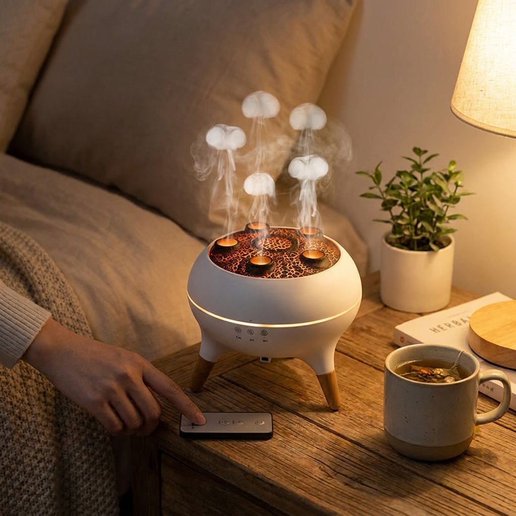 Dynamic Jellyfish Flame Aroma Diffuser lifestyle