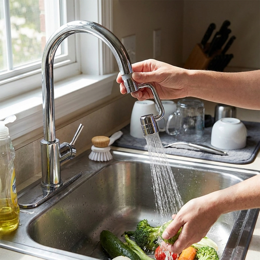 1080 Rotating Universal Faucet Extender lifestyle