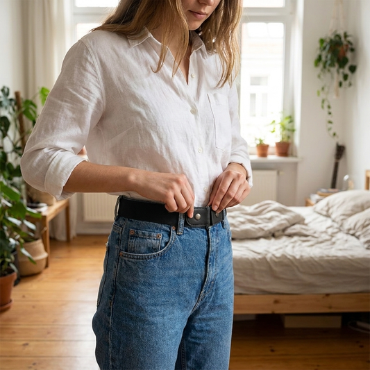 Adjustable Elastic Invisible No Buckle Belt lifestyle