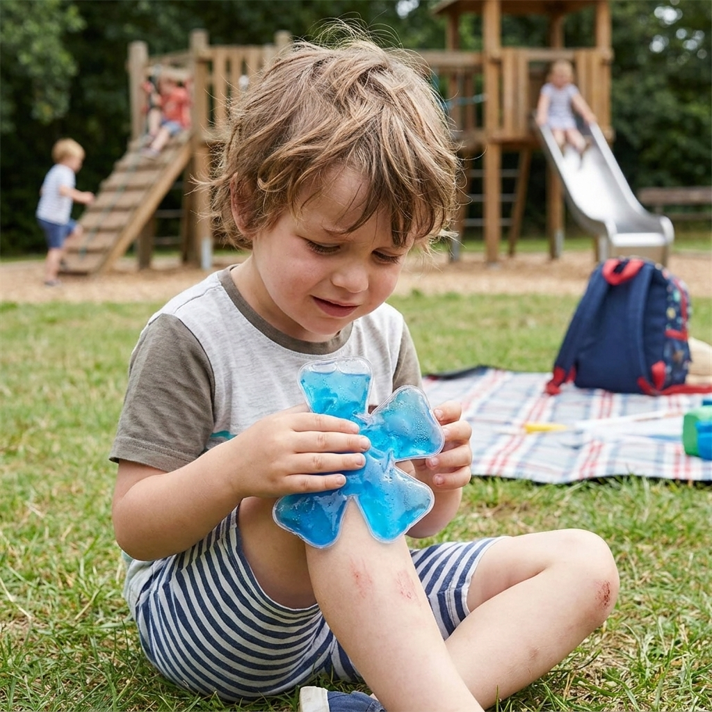 Ice Gel Pack Cooler for Hats and Helmets lifestyle