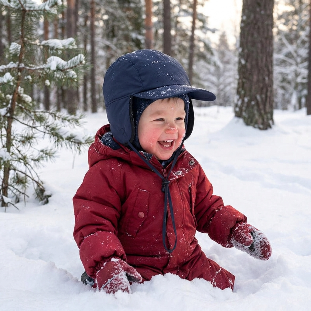 Winter Bomber Hat with Ear Flaps lifestyle