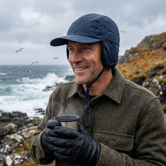 Winter Bomber Hat with Ear Flaps lifestyle
