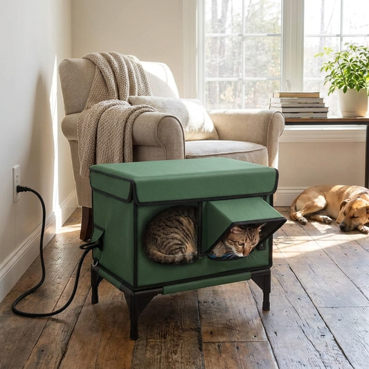 Heated Outdoor Cat House for Winter lifestyle