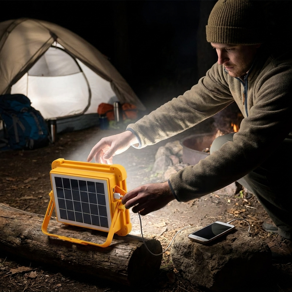 Solar Portable Camping Lamp lifestyle