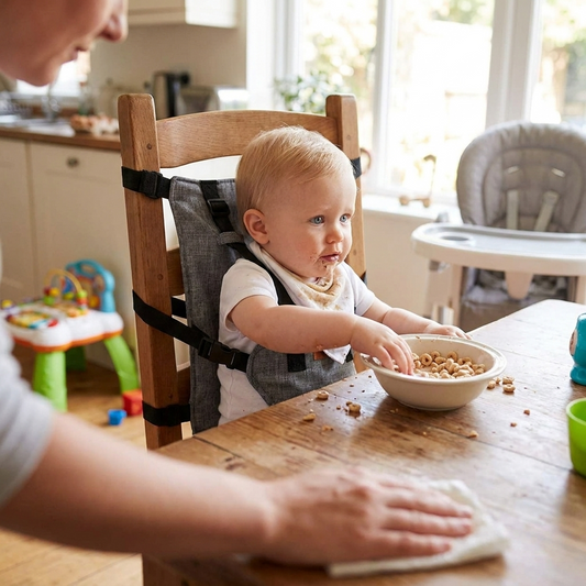 Compact Travel High Chair lifestyle