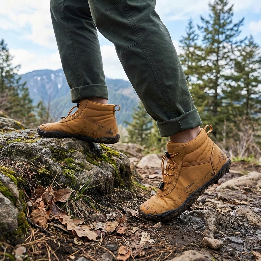Waterproof Winter Barefoot Shoes lifestyle