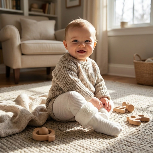 Kids Winter Fleece Lined Leggings lifestyle
