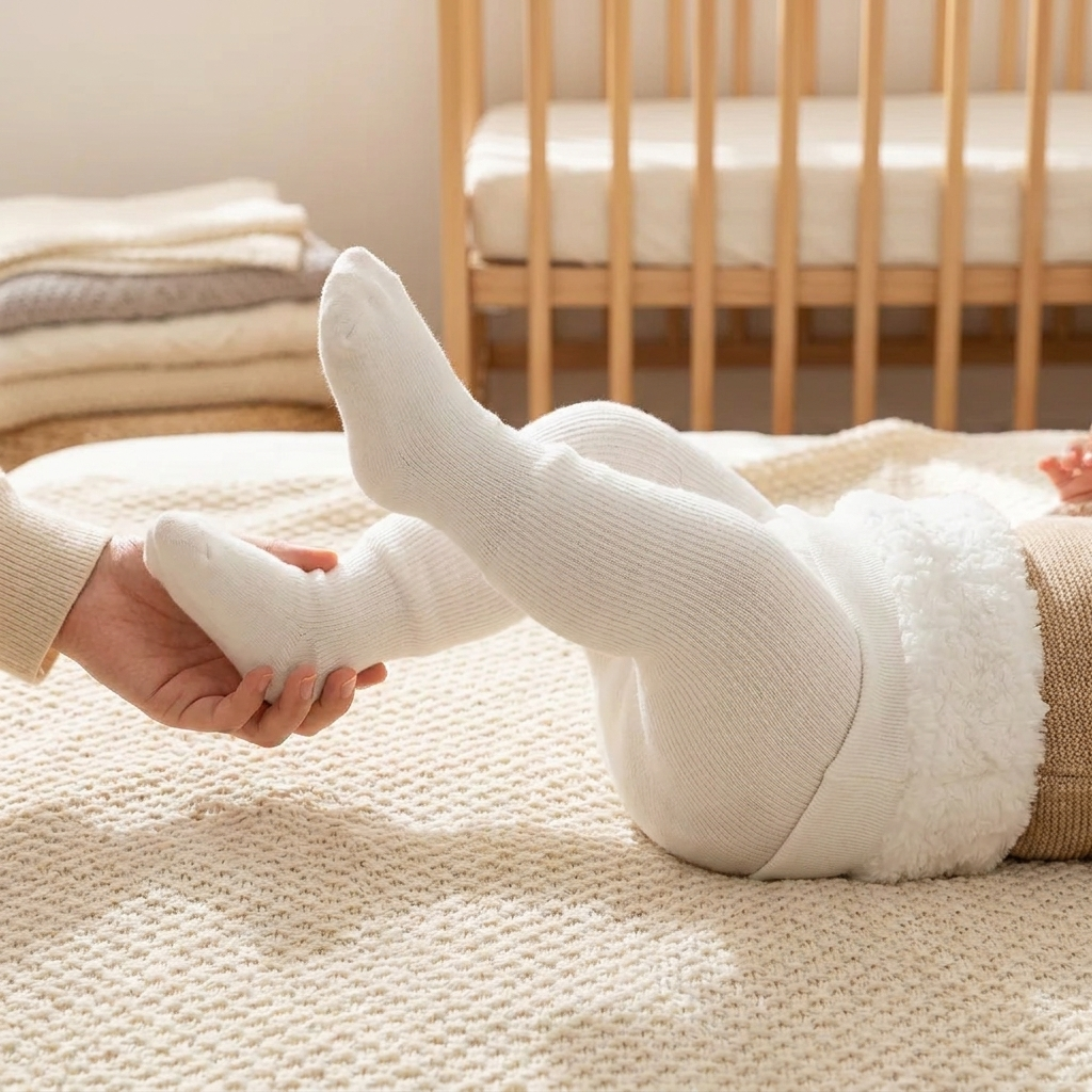 Kids Winter Fleece Lined Leggings lifestyle