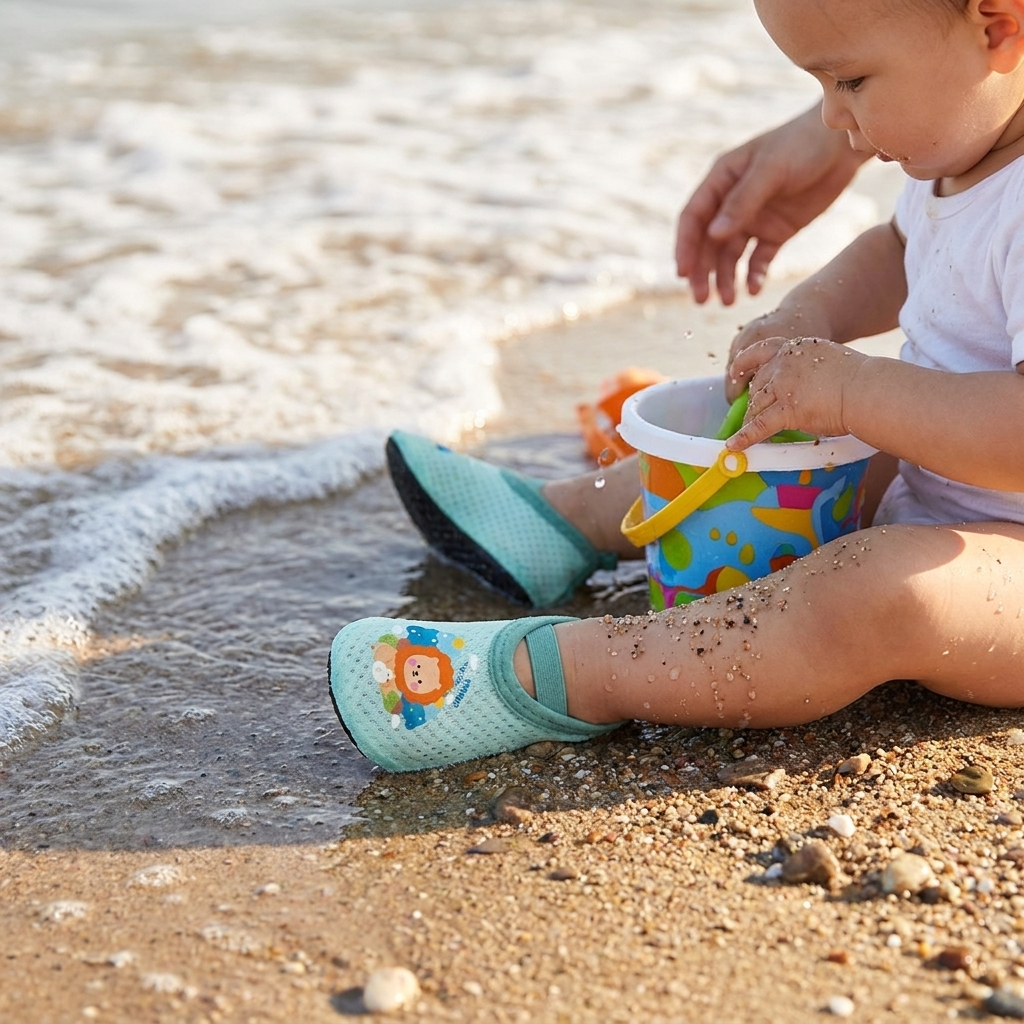 Baby Cartoon Non-Slip Shoes lifestyle