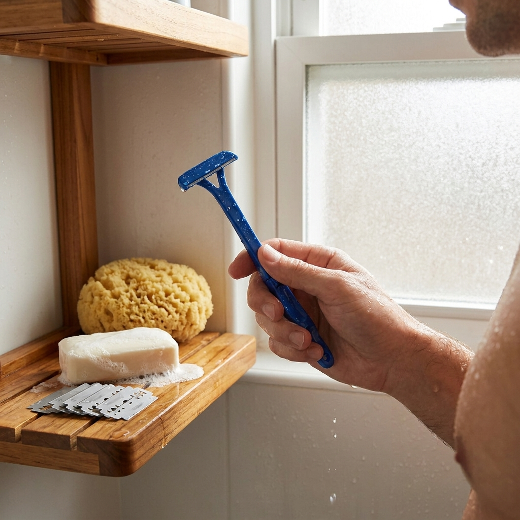 Extended-Reach Back Shaver for Men lifestyle