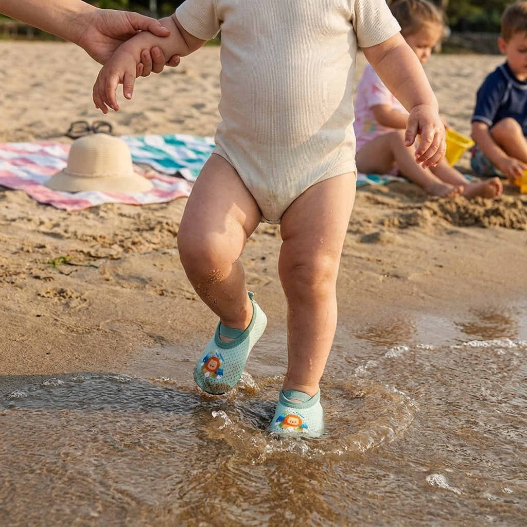 Baby Cartoon Non-Slip Shoes lifestyle