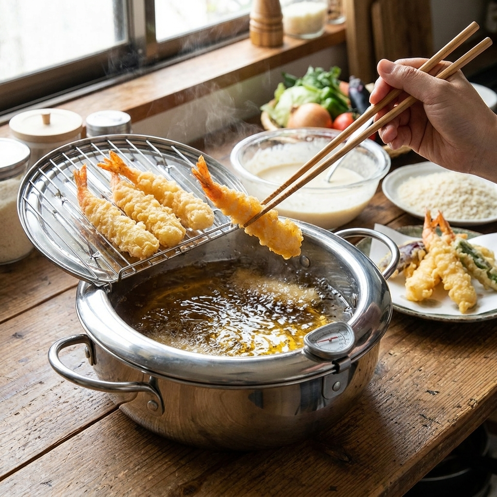 Japanese Deep Frying Pot lifestyle