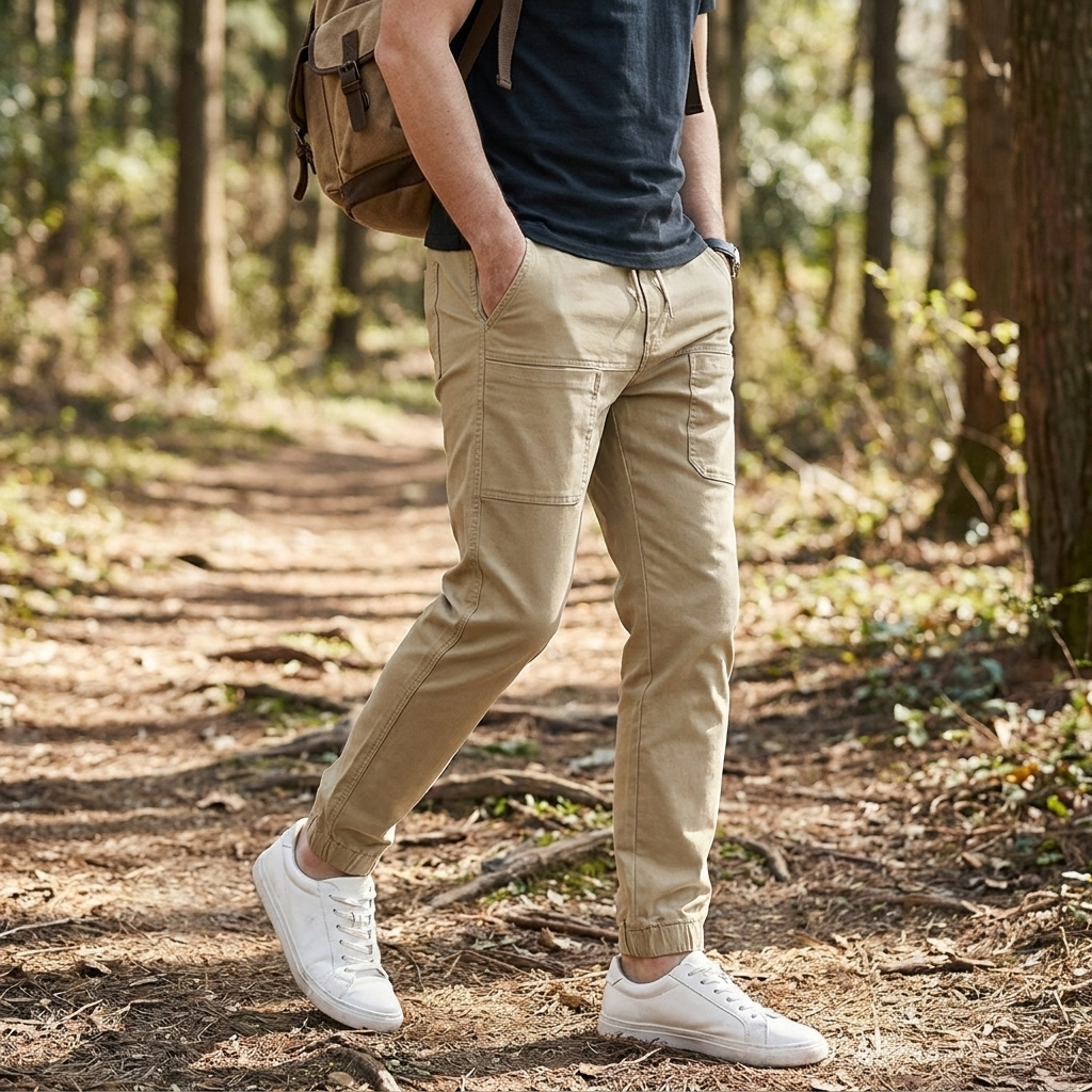 Mens High Stretch Cargo Pants with Pockets lifestyle