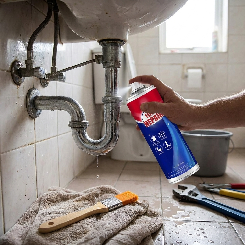 2 Set Leak Repair Waterproof Sealant Spray lifestyle