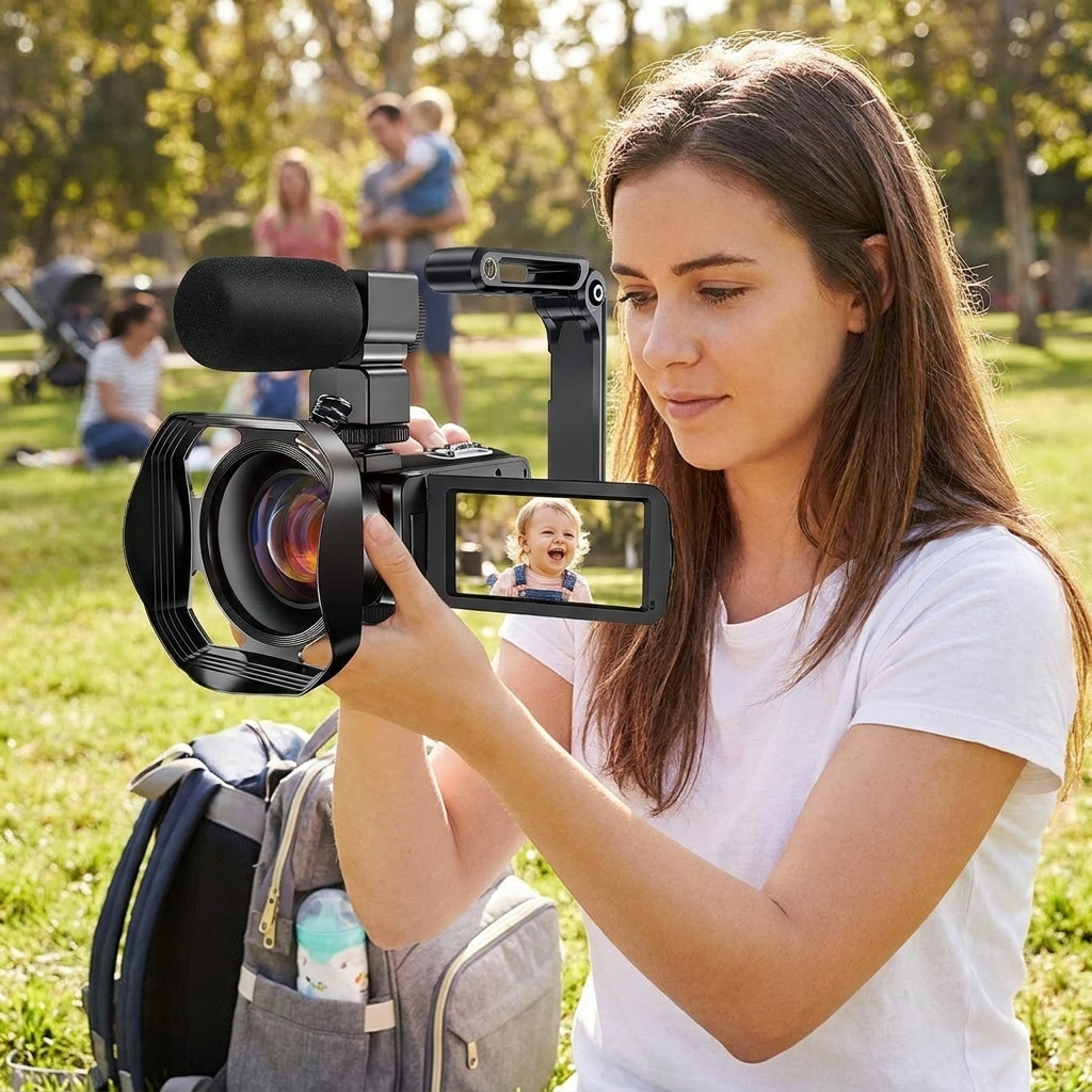 4K Video Camera Camcorder lifestyle