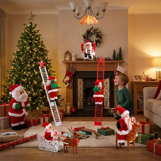 Climbing Santa Holiday Display Toy lifestyle