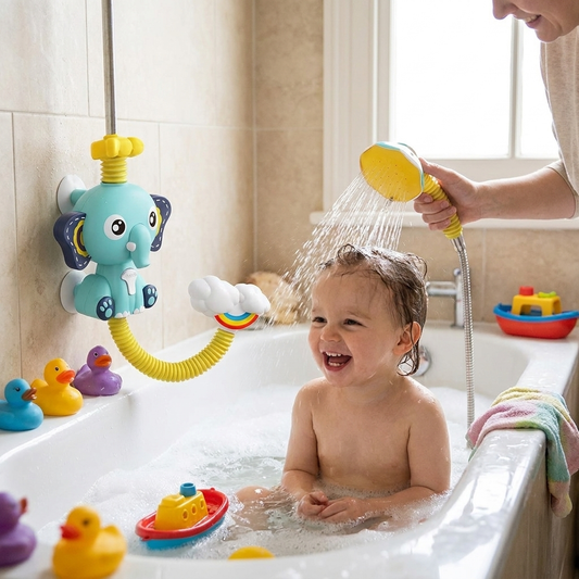 Electric Handheld Water Sprinkler for Infants lifestyle