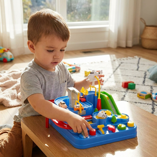 Childrens Mechanical Vehicle Track Game lifestyle