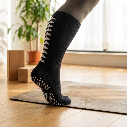 S-Grip Black Compression Socks lifestyle
