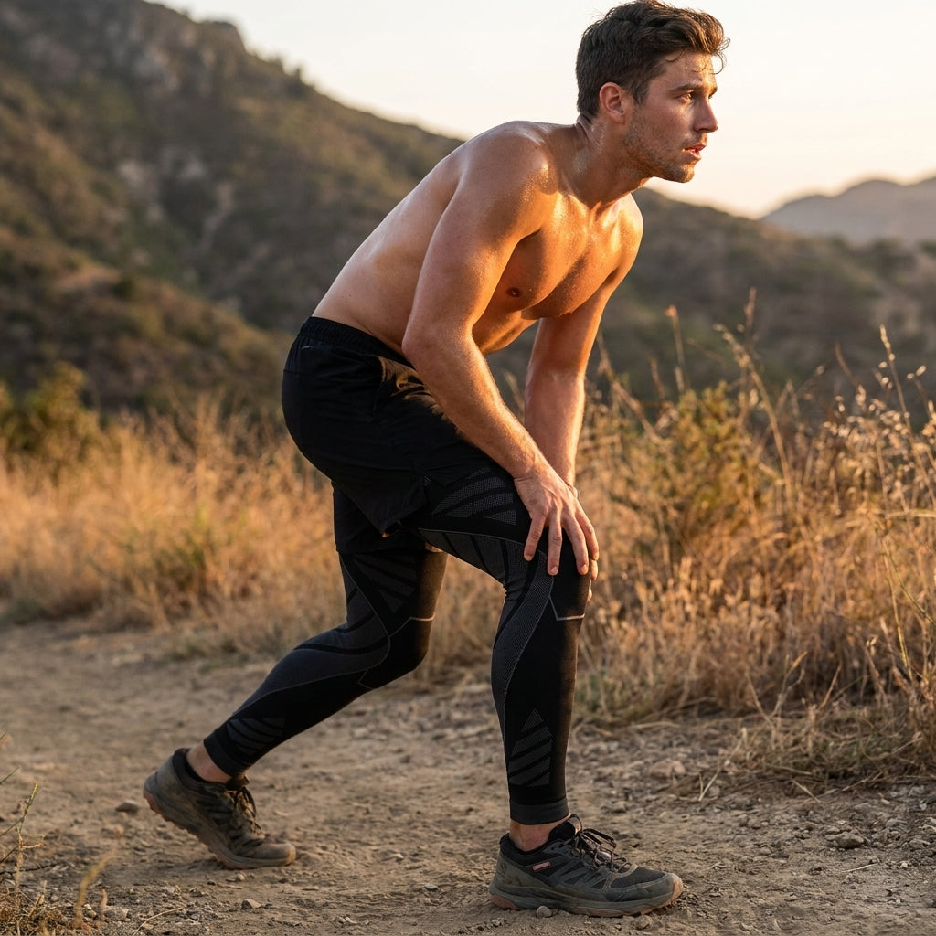NorthStride Full Leg Compression Sleeves lifestyle