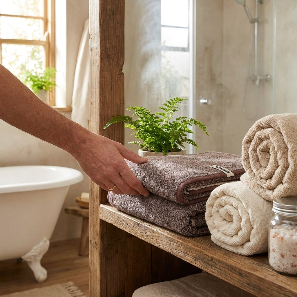 Bath Towel Maple lifestyle
