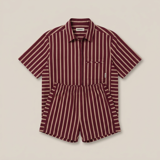 Short Sleeve Shirt - Wine
