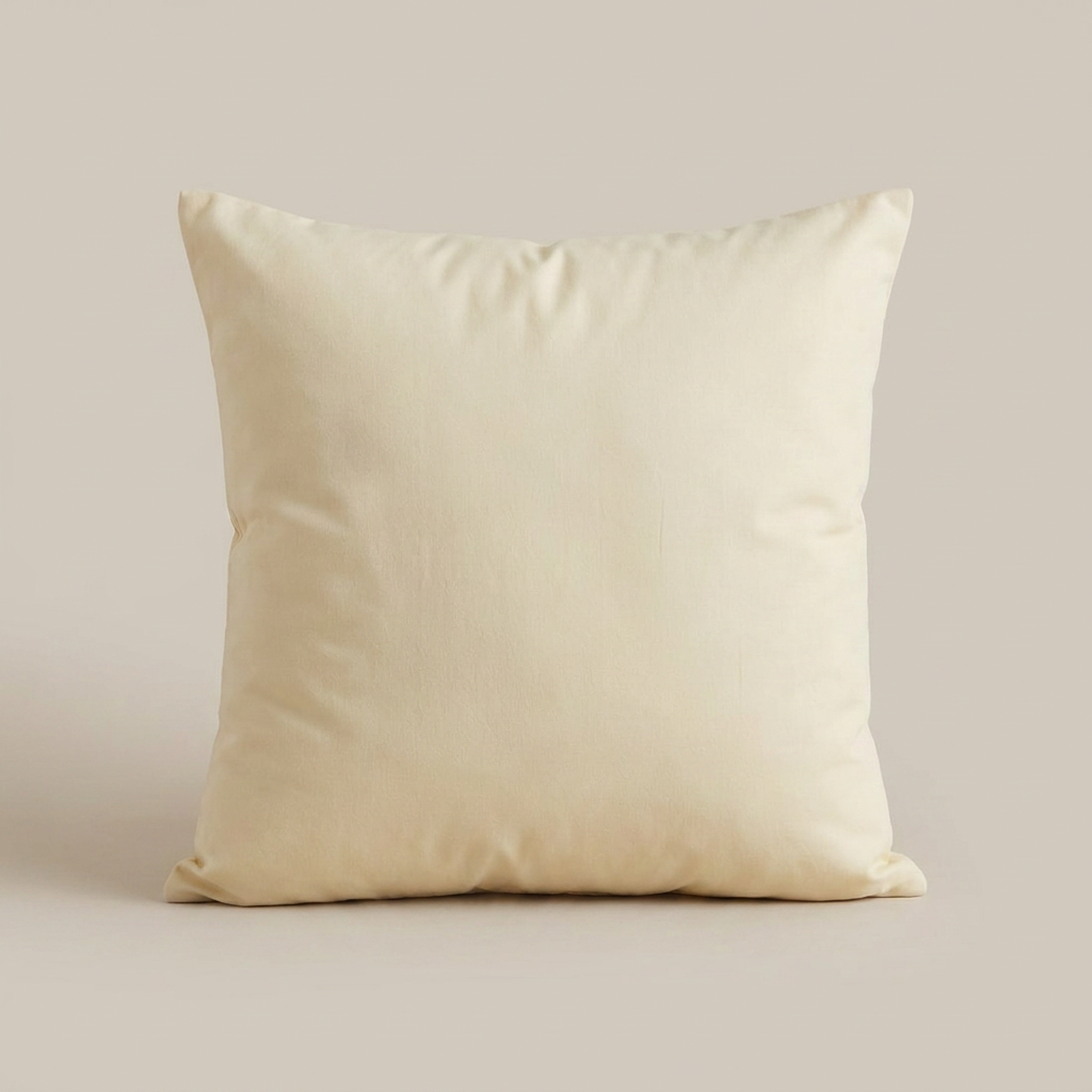 European Pillowcase - Custard